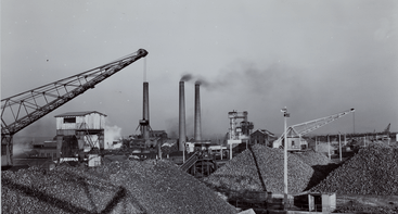 oude foto fabriek